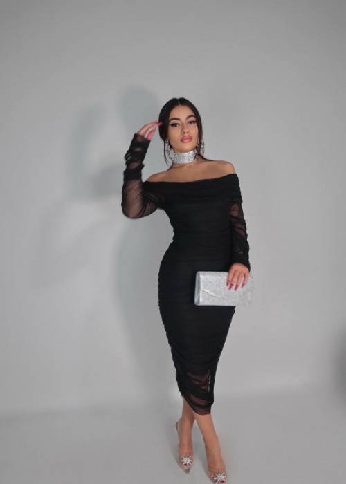200814 SCHWARZ KLEID