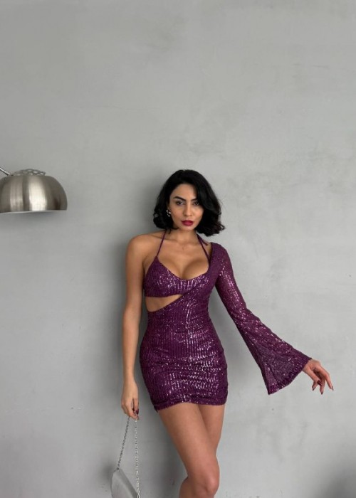 200930 BORDO KLEID