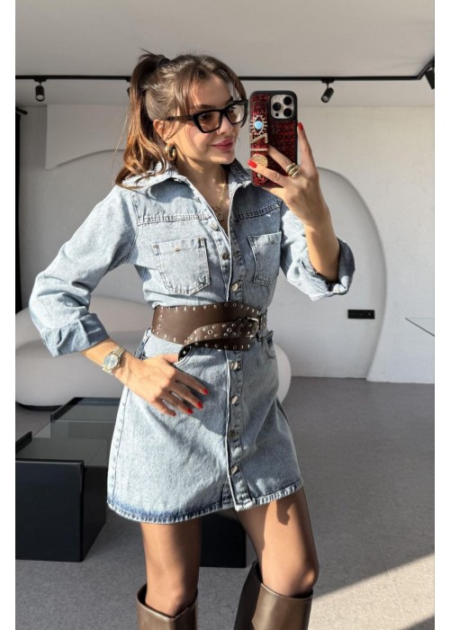 200966 HELLBLAU KLEID Denim