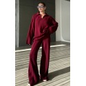 201002 BORDO SUİT KNITWEAR