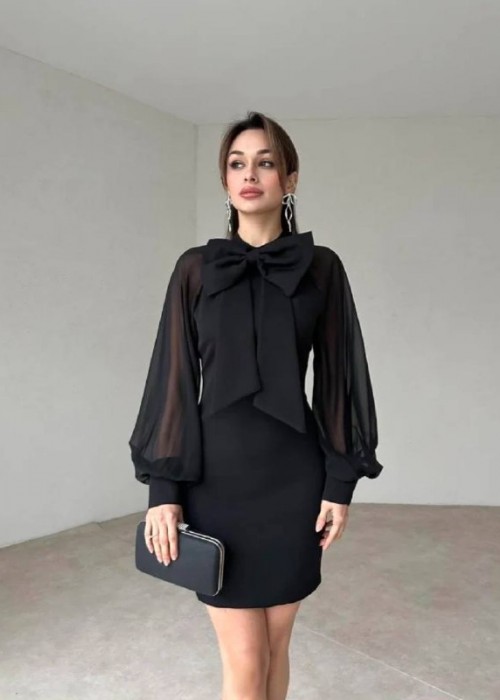 201123 SCHWARZ KLEID