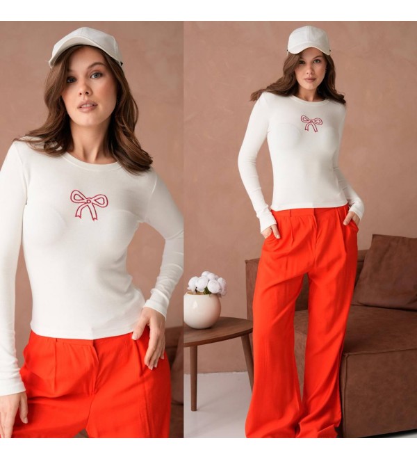 201162 ECRU BLOUSE