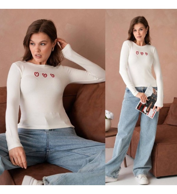201164 ECRU BLOUSE