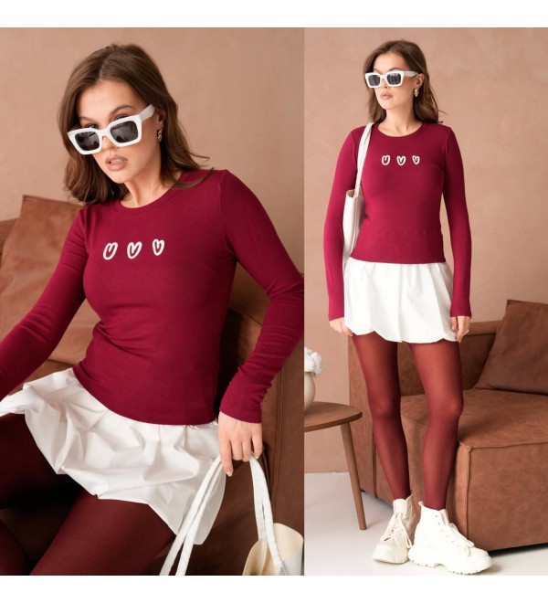 201166 BORDO BLOUSE