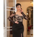 201530 BLACK COCKTAİL DRESS