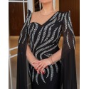 201531 BLACK COCKTAİL DRESS