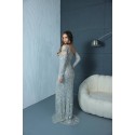 201614 GREY COCKTAİL DRESS