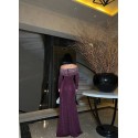 201729 COLORED COCKTAİL DRESS