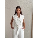 201739 ECRU OVERALLS