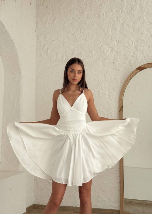 201744 ecru KLEID