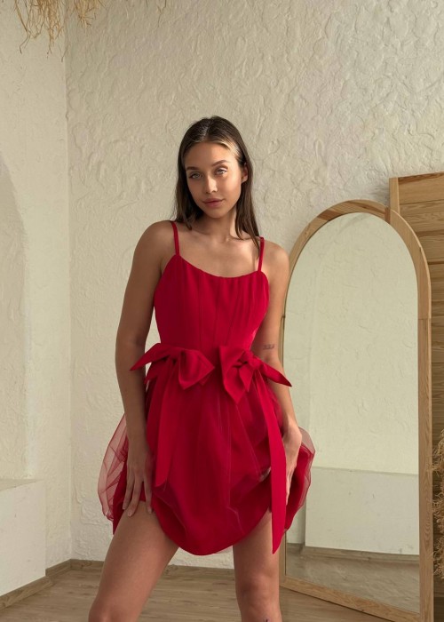 201750 ROT KLEID