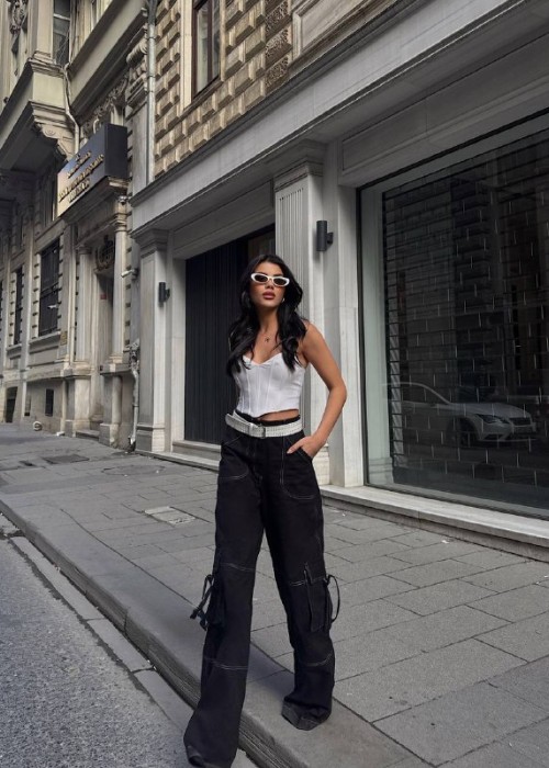 201757 SCHWARZ HOSE Jeans