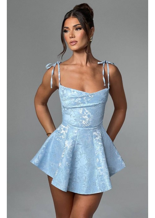201907 BLAU KLEID