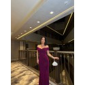201972 COLORED COCKTAİL DRESS Flowers fabric