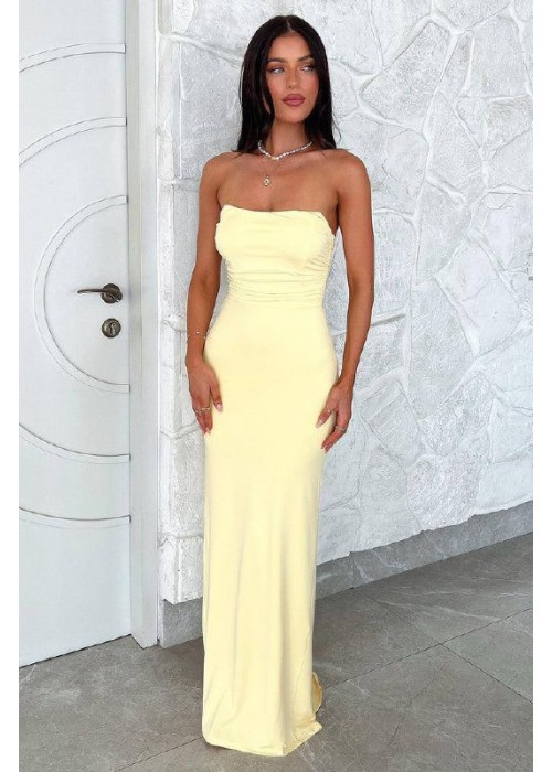 201975 GELB KLEID