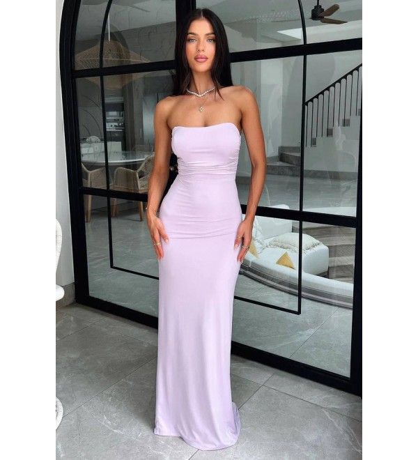 201978 LİLA ELBİSE