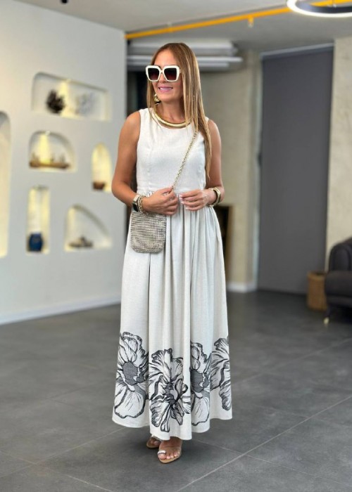 202040 ecru KLEID