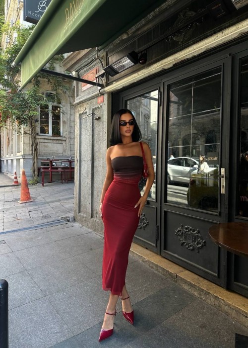 202097 ROT KLEID
