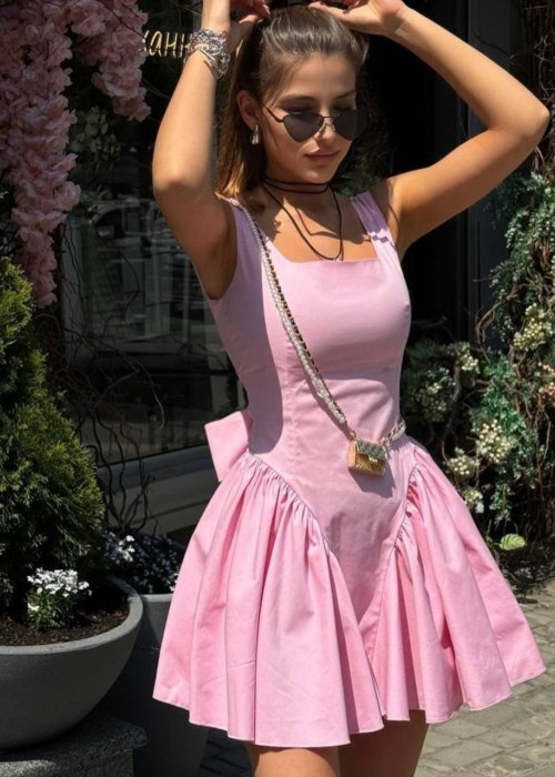 202102 ROSA KLEID POPLIN STOFF