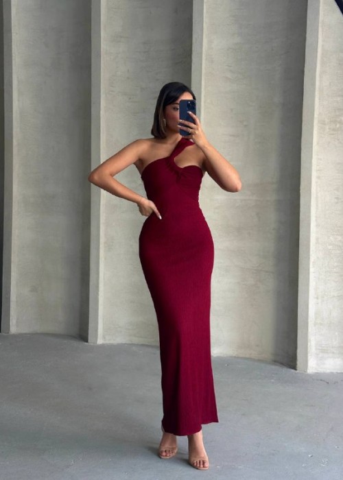 202109 BORDO KLEID