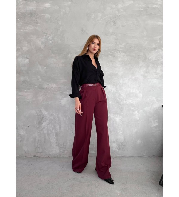 202255 BORDO TROUSERS