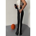 202280 NAVY BLUE TROUSERS Zara model