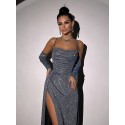 202342 GRAU KLEID