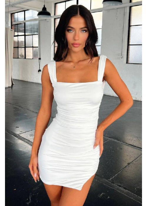 202357 ecru KLEID Sandstrahl