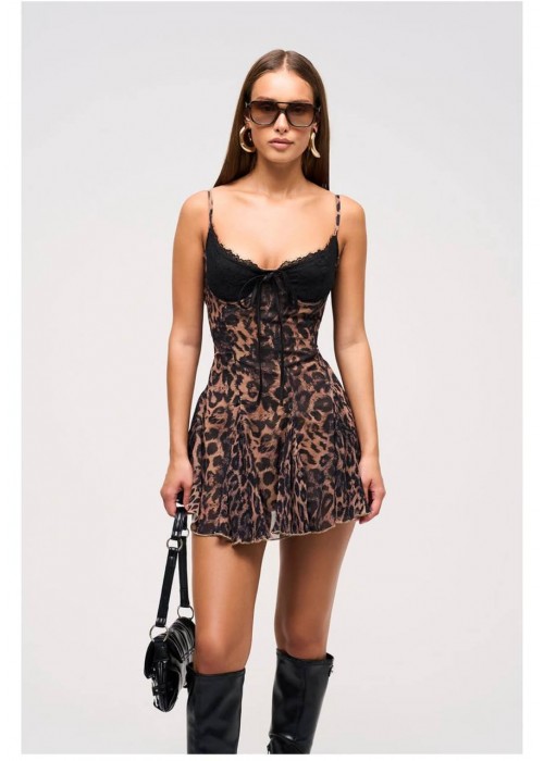 202491 LEOPARD KLEID
