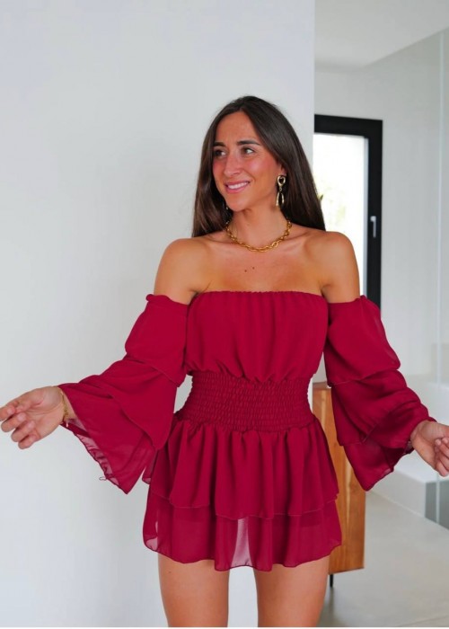 202492 ROT KLEID Futterkleid.
