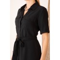 202595 SCHWARZ KLEID