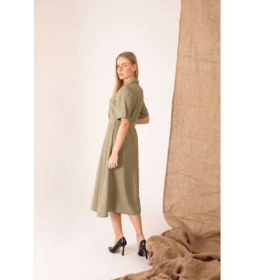 202596 HAKİ ELBİSE...