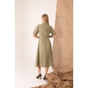 202596 KHAKI KLEID