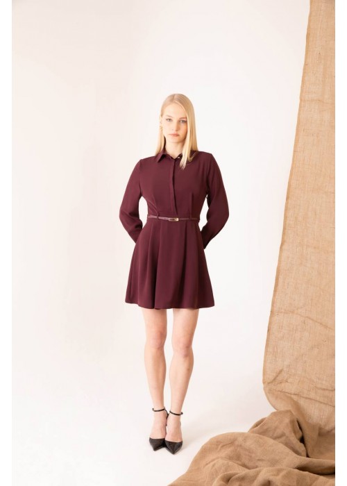 202608 BORDO KLEID