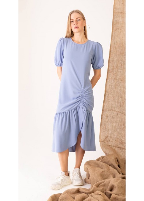 202641 BLAU KLEID
