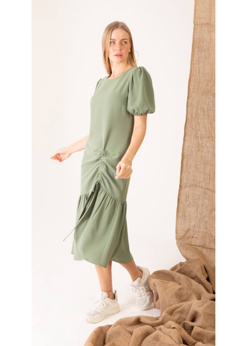 202642 KHAKI KLEID