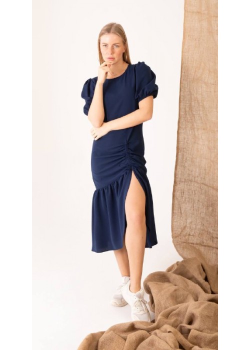 202643 NAVY BLAU KLEID