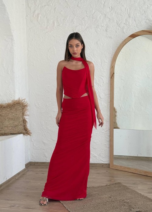202677 ROT KLEID