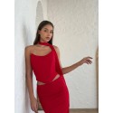 202677 ROT KLEID