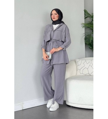 202703 GRİ TESETTÜR ...