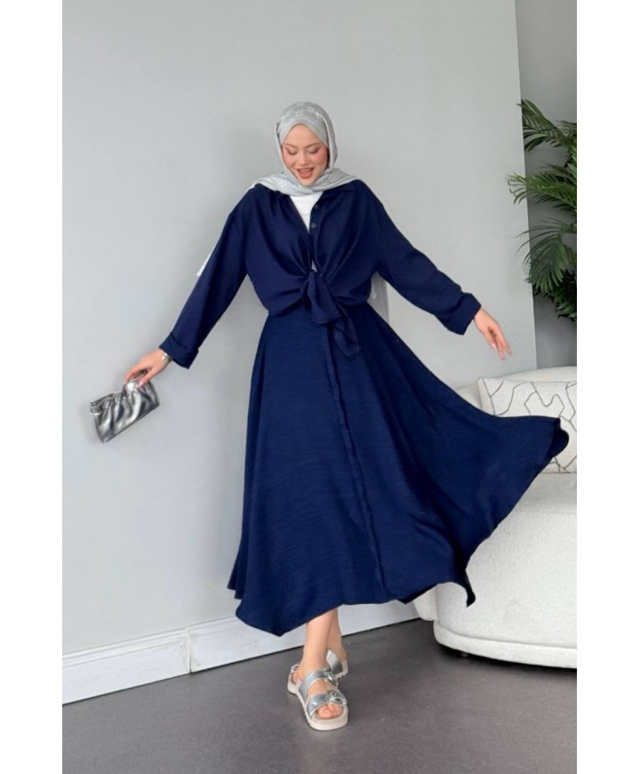 202749 LACİVERT TESETTÜR TAKIM