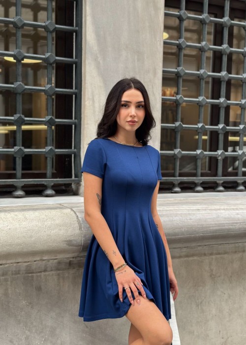 202826 SAKS KLEID Modal Stoff