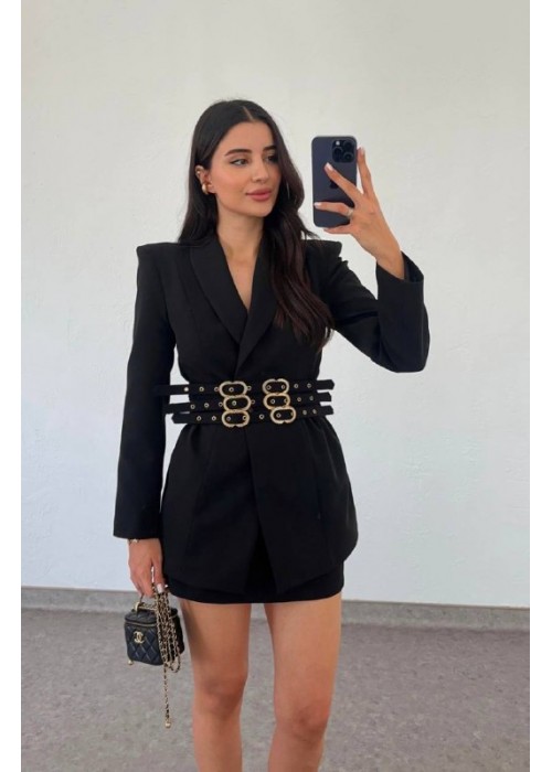 202927 SCHWARZ KLEID