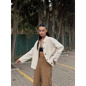 202942 BEIGE HEMD Modal Stoff