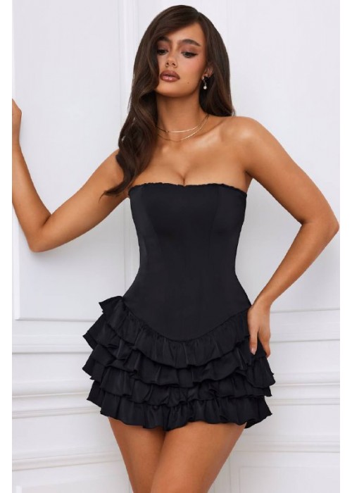 202995 SCHWARZ KLEID