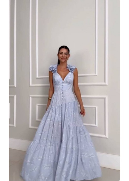 203016 FARBIG KLEID LEINENSTOFF
