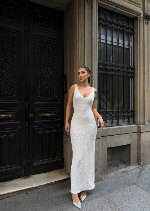 203076 SAHNE KLEID STRICKWAREN