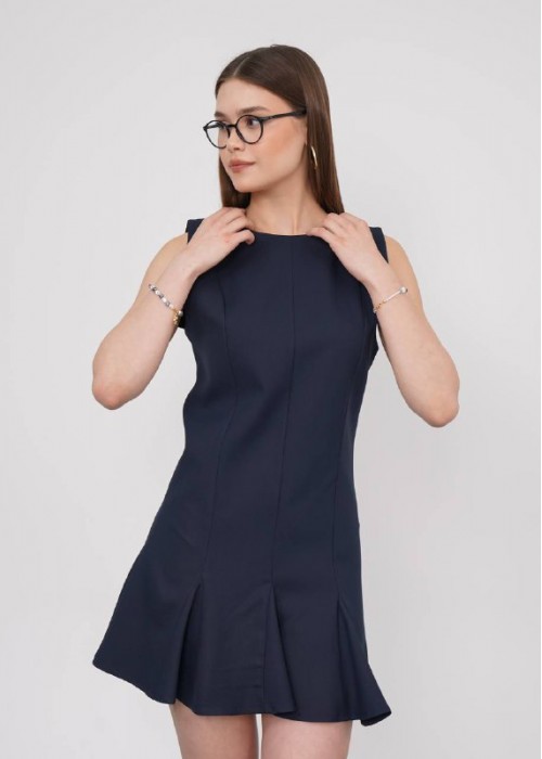 203089 NAVY BLAU KLEID