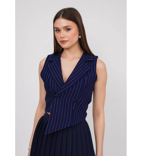 203098 NAVY BLUE BLOUSE
