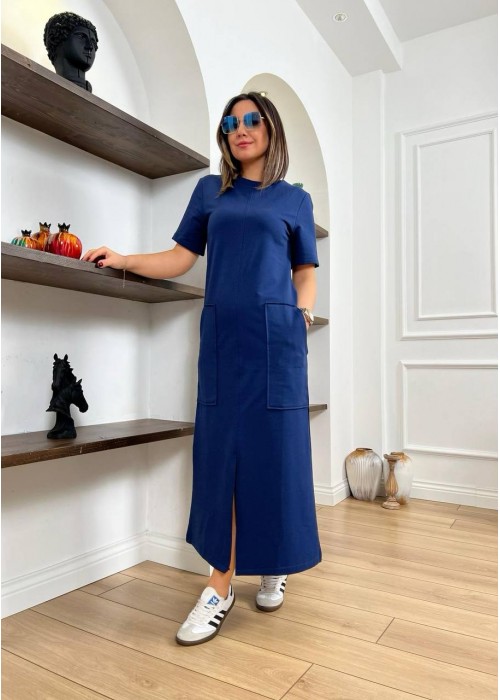 203359 NAVY BLAU KLEID